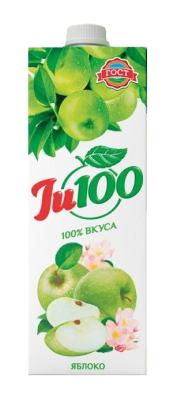 Нектар Яблочный осв. Ju100 тетра пак Гост 1л (12)