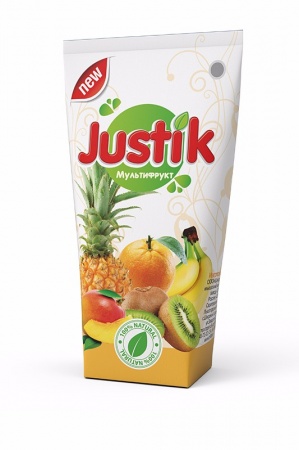 Нектар Мультифруктовый Justik тетра пак Гост 0.2л*20