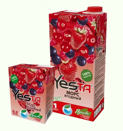 Морс Ягодный Yesta 0,2л.*27 Тетра-Пак