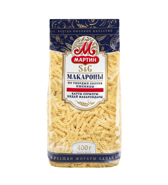 Спираль макаронные изделия Мартин гр.А, в/с 0,4кг*20